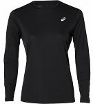 Asics Silver Long Sleeve Top Performance Black